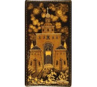 Лаковая миниатюра "Золотые ворота"