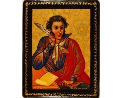 Лаковая миниатюра "А.С. Пушкин"
