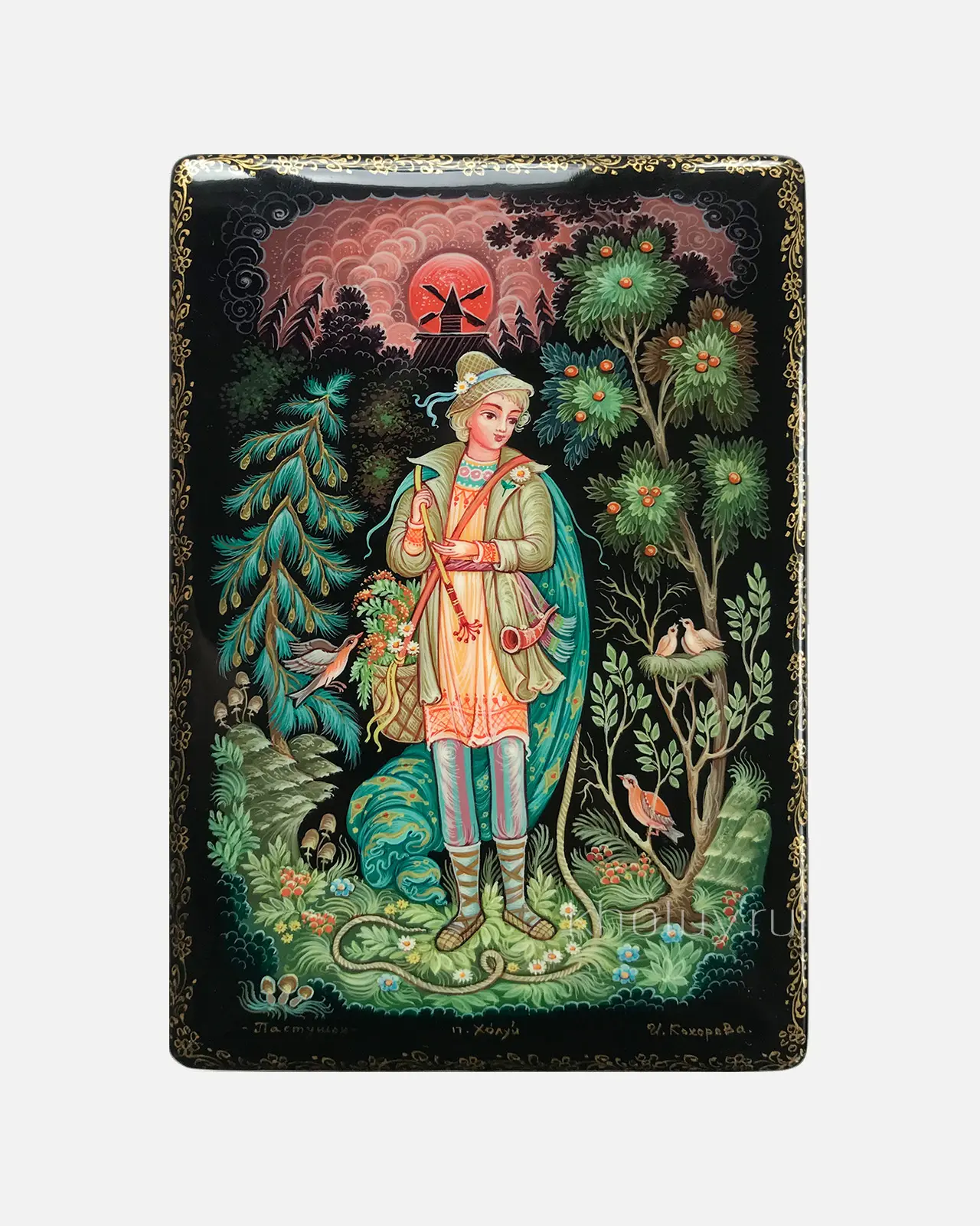 шкатулка пастушок